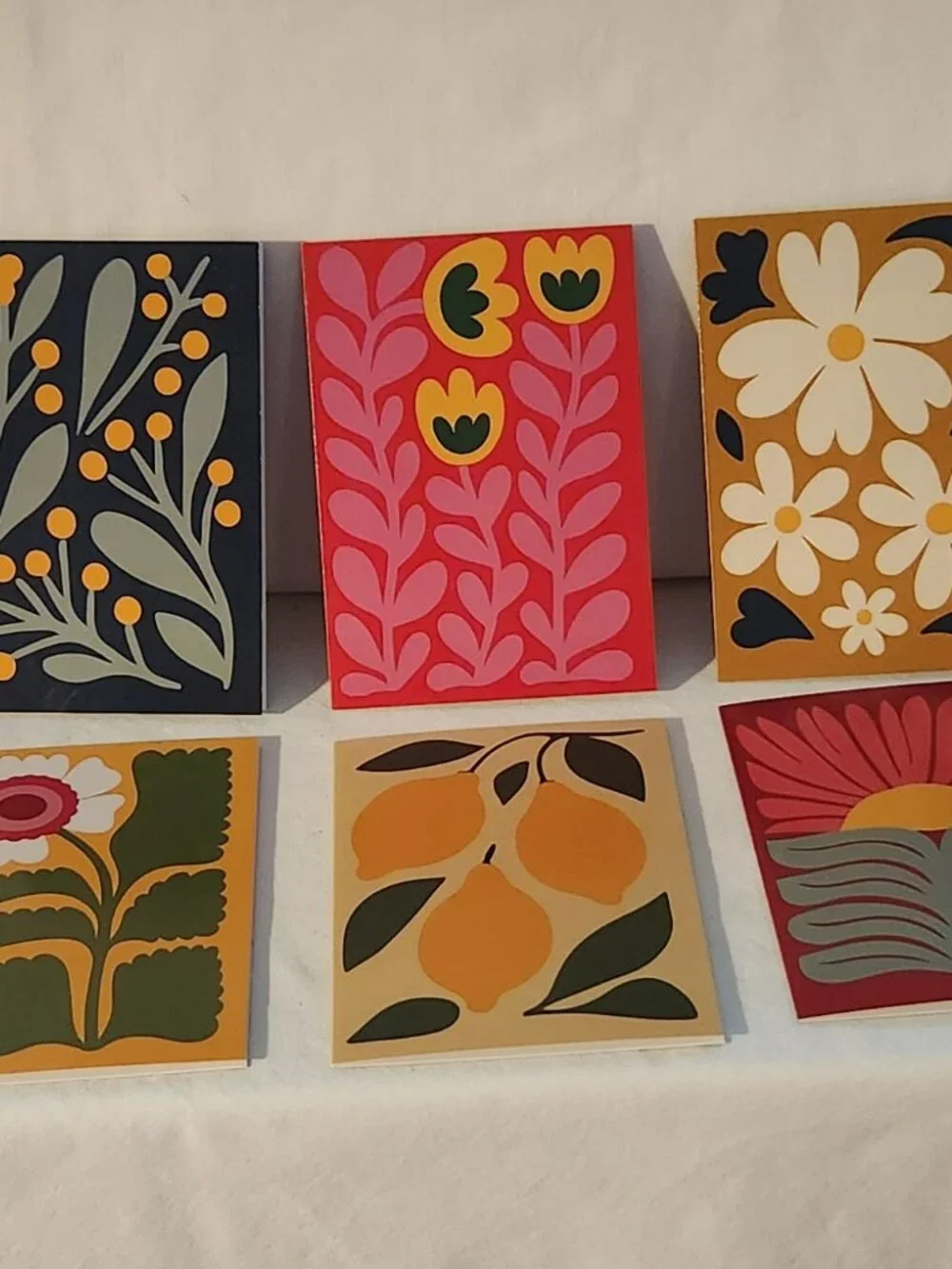Floral & fruit art notecards set of twelve NIP